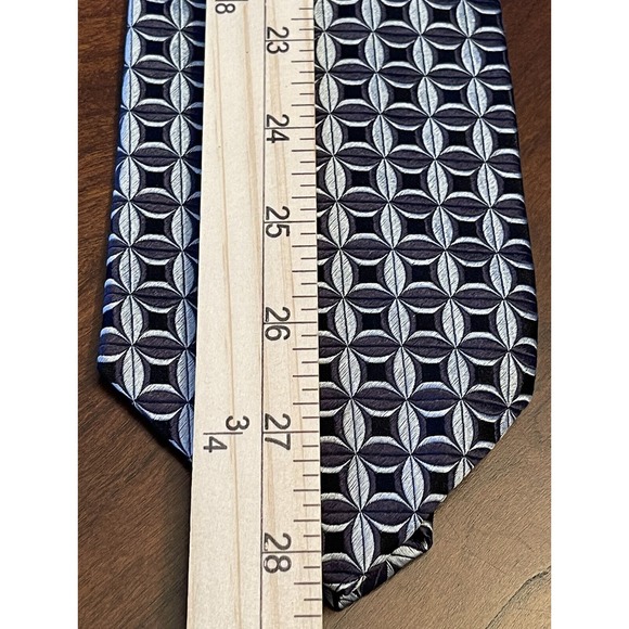 Pronto Uomo, Blue, 100% Silk, Men’s Neck Tie, Made In Italy - Picture 5 of 9